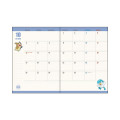 Japan Moomin A6 Monthly Schedule Book - Pocket Monster : Characters Happy Pink 2027 - 2