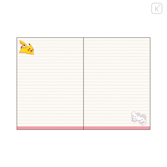 Japan Moomin A6 Monthly Schedule Book - Pocket Monster : Characters Happy Pink 2027 - 3