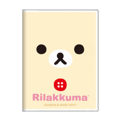 Japan San-X A6 Monthly Schedule Book - Korilakkuma : Face 2027