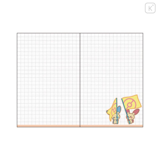 Japan Pokemon B7 Monthly Schedule Book - Milcery & Pichu & Pikachu : Pokepeace Flag Blue 2027 - 3