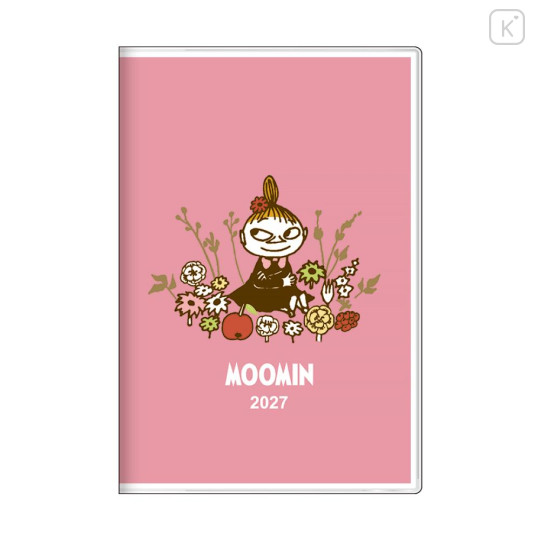 Japan Moomin B7 Monthly Schedule Book - Little My : Flower 2027 - 1