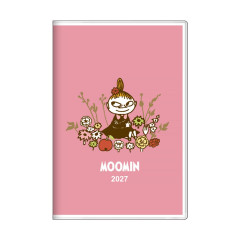 Japan Moomin B7 Monthly Schedule Book - Little My : Flower 2027