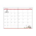 Japan Moomin B7 Monthly Schedule Book - Moomin : Characters Beige 2027 - 2