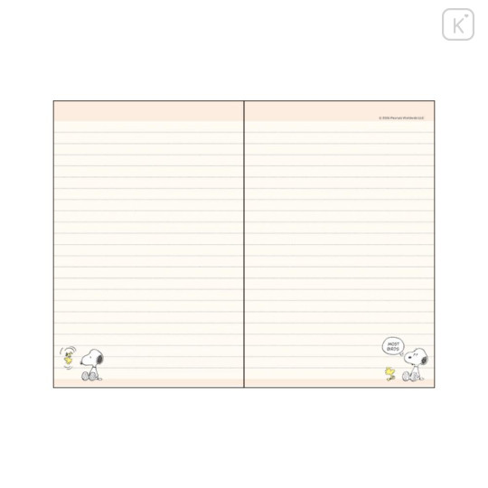 Japan Peanuts B7 Monthly Schedule Book - Snoopy & Woodstock : 2027 - 3
