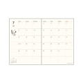 Japan Peanuts B6 Monthly Schedule Book - Snoopy : Play w Charlie 2027 - 2