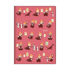 Japan Moomin B6 Monthly Schedule Book - Hattifatteners & Little My : Chase 2027