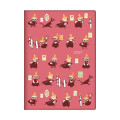Japan Moomin B6 Monthly Schedule Book - Hattifatteners & Little My : Chase 2027 - 1