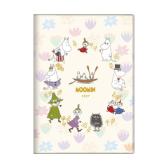 Japan Moomin B6 Monthly Schedule Book - Moomin : Characters Flower 2027
