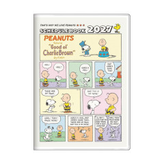 Japan Peanuts B6 Planner Monthly & Weekly Schedule Book - Snoopy : Charlie Comic 2027