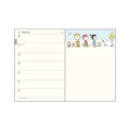 Japan Peanuts B6 Planner Monthly & Weekly Schedule Book - Snoopy : Relax w Kids 2027 - 3