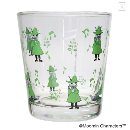 Japan Moomin Glass Tumbler - Snufkin : Simple - 1