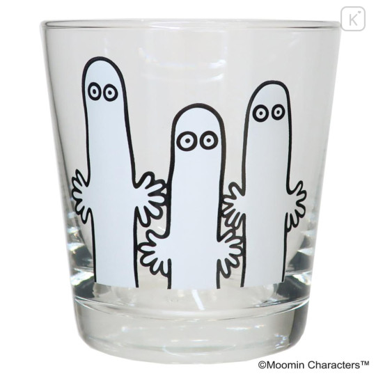 Japan Moomin Glass Tumbler - Hattifatteners : Pop Up - 1