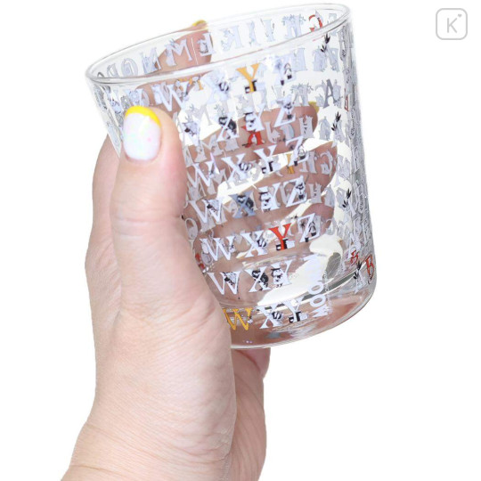 Japan Moomin Glass Tumbler - Moomin : Letters - 2