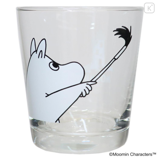 Japan Moomin Glass Tumbler - Moomintroll : Pop Up - 1