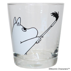 Japan Moomin Glass Tumbler - Moomintroll : Pop Up