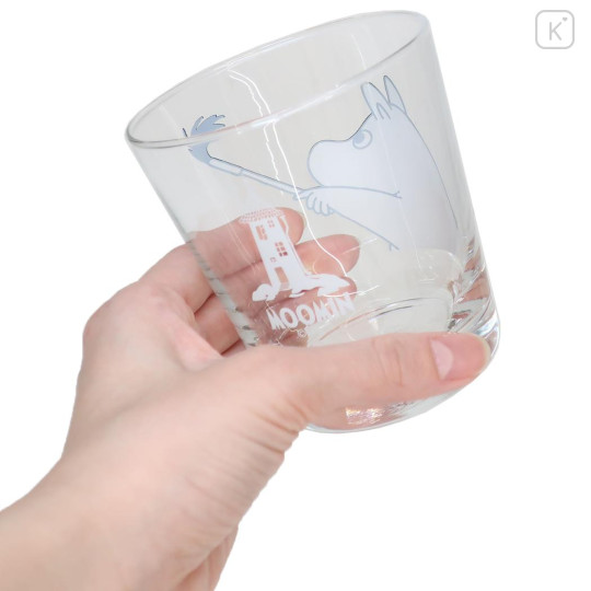 Japan Moomin Glass Tumbler - Moomintroll : Pop Up - 2