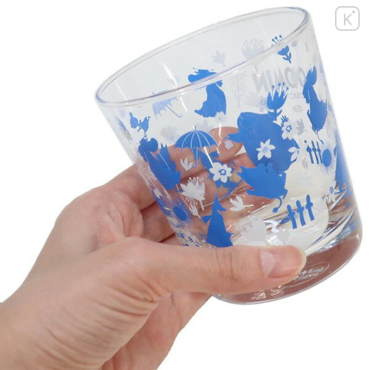 Japan Moomin Glass Tumbler - Blue - 3