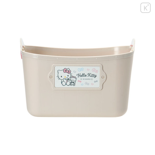 Japan Sanrio Mini Soft Bucket - Hello Kitty : Beige - 1
