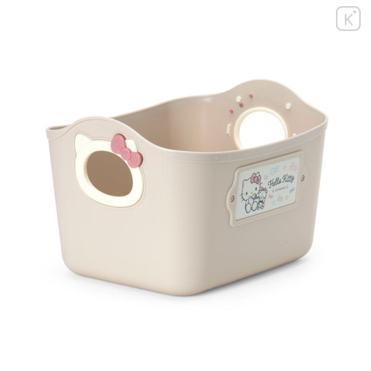 Japan Sanrio Mini Soft Bucket - Hello Kitty : Beige - 2