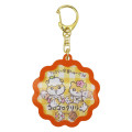 Japan Sanrio Shaka Shaka Keychain - Corocorokuririn : The Whole Family Gather Red - 1
