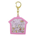 Japan Sanrio Shaka Shaka Keychain - Corocorokuririn : The Whole Family Gather Pink - 1