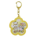 Japan Sanrio Shaka Shaka Keychain - Corocorokuririn : The Whole Family Gather Yellow - 1