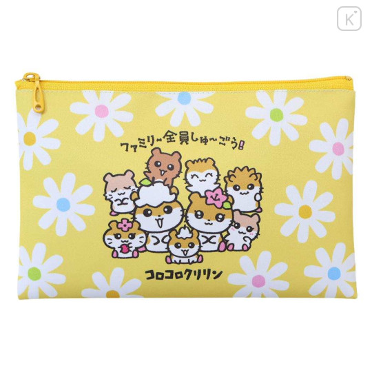 Japan Sanrio Flat Pouch - Corocorokuririn : The Whole Family Gather - 1