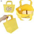 Japan Sanrio Mini Tote Bag - Corocorokuririn : The Whole Family Gather Yellow - 2