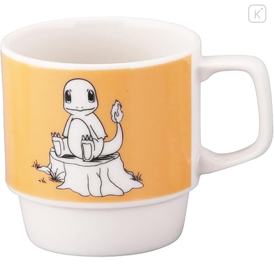 Japan Pokemon Stacking Mug - Charmander : 30th Anniversary Daily Sketch - 1