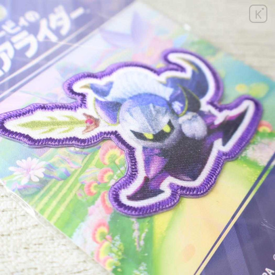 Japan Kirby Versatile Iron-On and Sticker Patch - Kirby's Air Rider : Meta Knight & Devil Star - 2