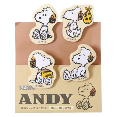 Japan Peanuts Big Clip Set - Snoopy : Brother Andy
