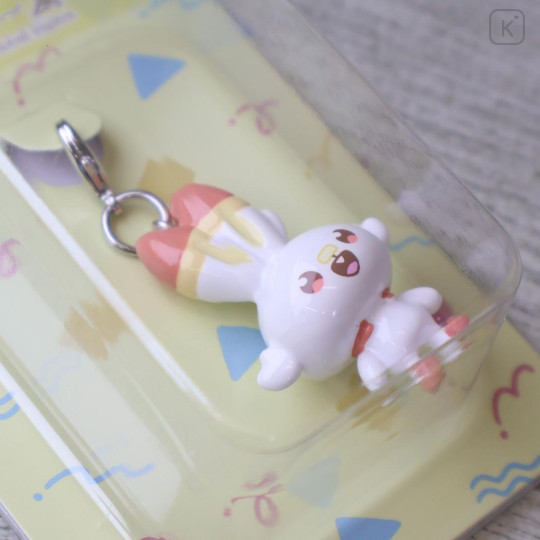 Japan Pokemon Tiny Figure Charm - Scorbunny : Pokepeace 3D - 2