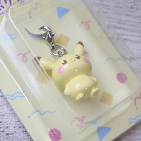 Japan Pokemon Tiny Figure Charm - Pikachu : Pokepeace 3D - 2