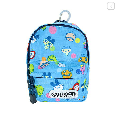 Japan Tamagotchi Outdoor Backpack Bag Pen Case - Sky Blue - 1