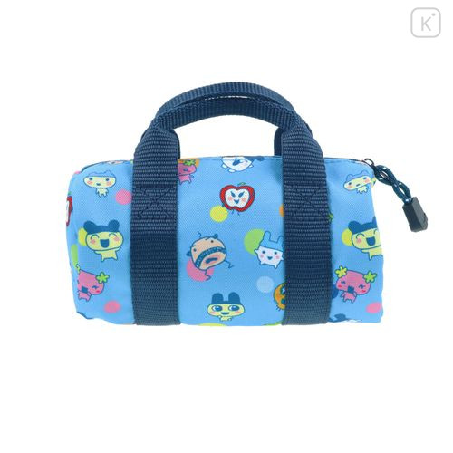 Japan Tamagotchi Outdoor Boston Bag Pen Case - Sky Blue - 2