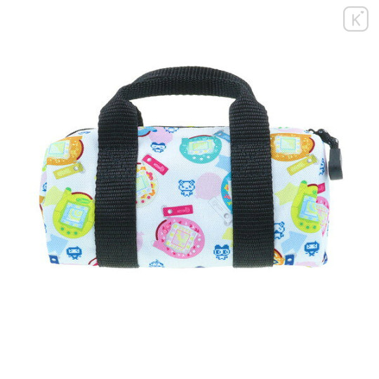 Japan Tamagotchi Outdoor Boston Bag Pen Case - White - 2