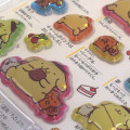 Japan Sanrio 3D Picture Book Sticker - Pompompurin - 2