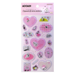 Japan Moomin Capsule & Glitter Sticker - Moomintroll : Love