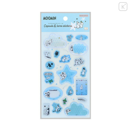 Japan Moomin Capsule & Glitter Sticker - Hattifatteners : Comet - 1