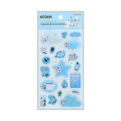 Japan Moomin Capsule & Glitter Sticker - Hattifatteners : Comet