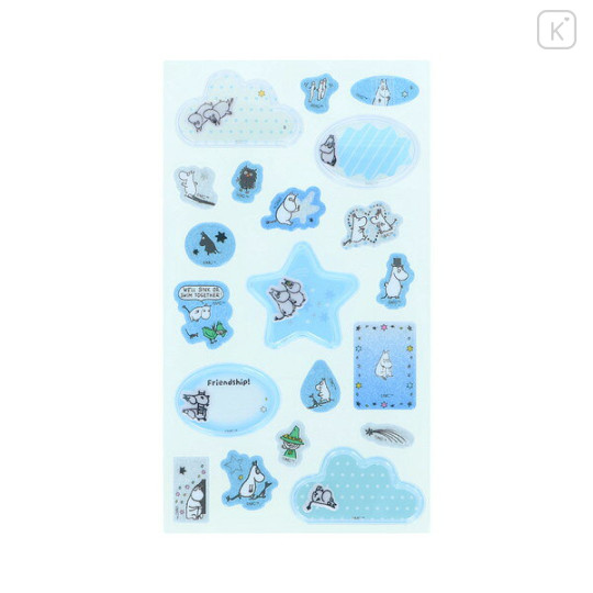 Japan Moomin Capsule & Glitter Sticker - Hattifatteners : Comet - 2