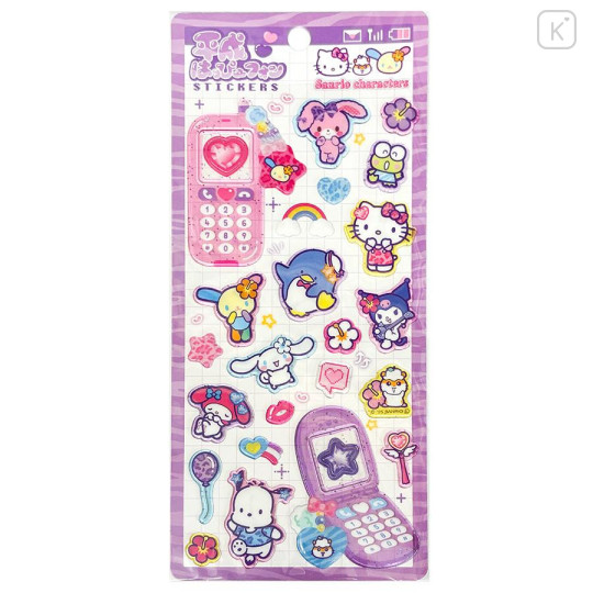 Japan Sanrio Heisei Happy Phone Sticker - Gyaru - 1