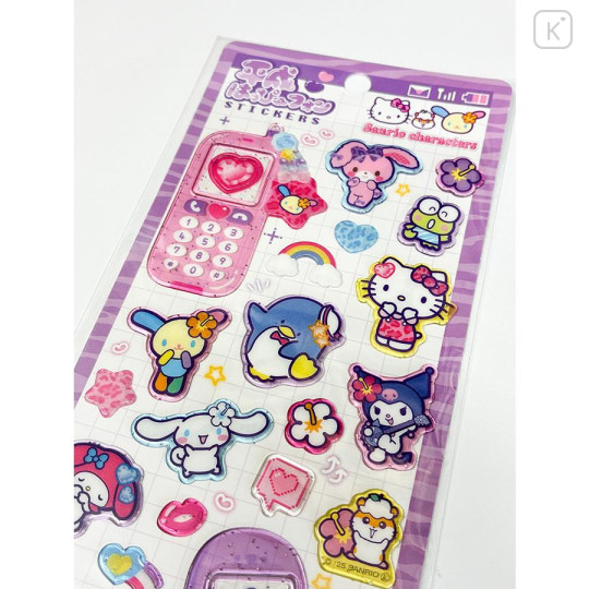 Japan Sanrio Heisei Happy Phone Sticker - Gyaru - 2