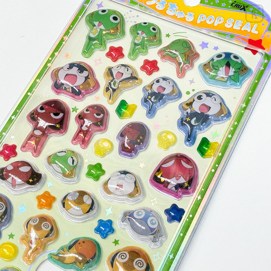 Japan Keroro Gunso Uruchuru Pop Seal - A - 2