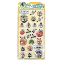 Japan Puppet Sunsun Uruchuru Pop Seal - Zonzon