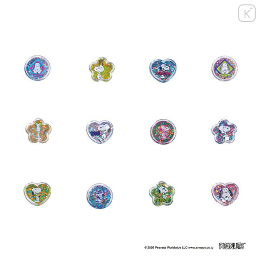 Japan Peanuts Flake Stickers - Snoopy : I like... Colorful - 2