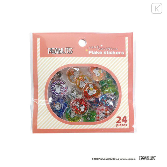 Japan Peanuts Flake Stickers - Snoopy : Classic - 1