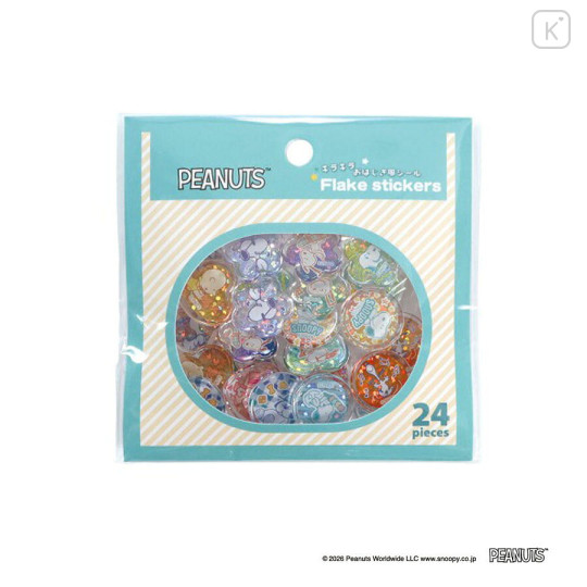 Japan Peanuts Flake Stickers - Snoopy : Modern - 1