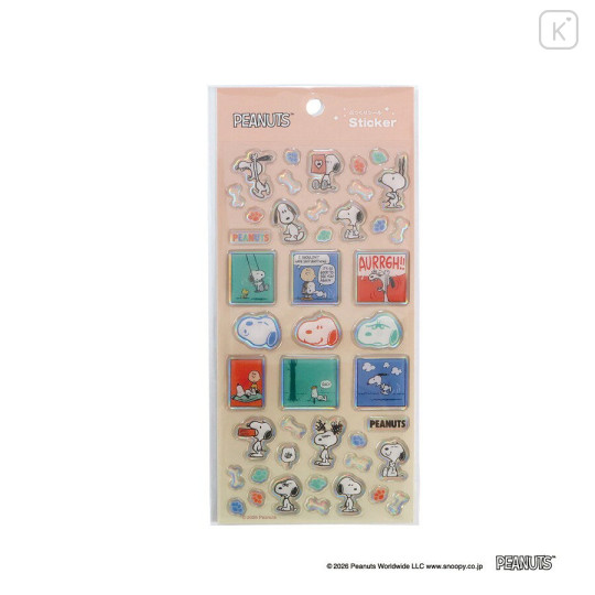 Japan Peanuts Sticker - Snoopy : Comic - 1