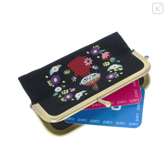 Japan Moomin Embroidered Coin Purse Case - Little My - 3
